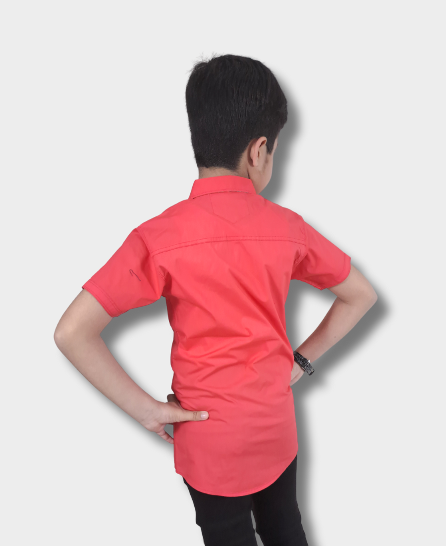 Carrot Pink Casual Shirt