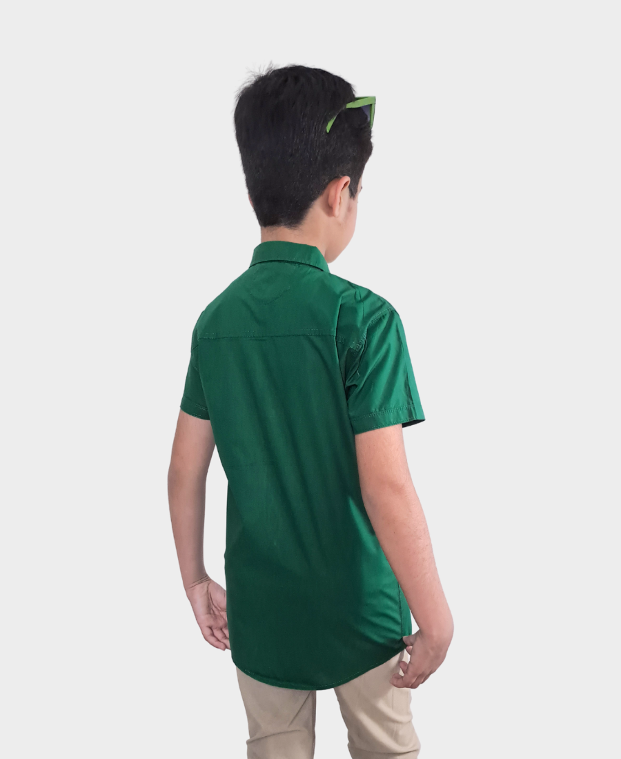 Dark Green Casual Shirt