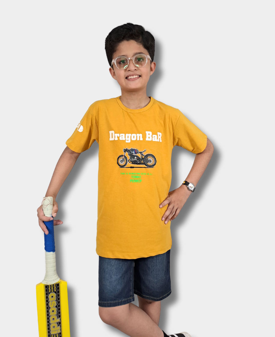 Mustard Dragon Bar T-Shirt