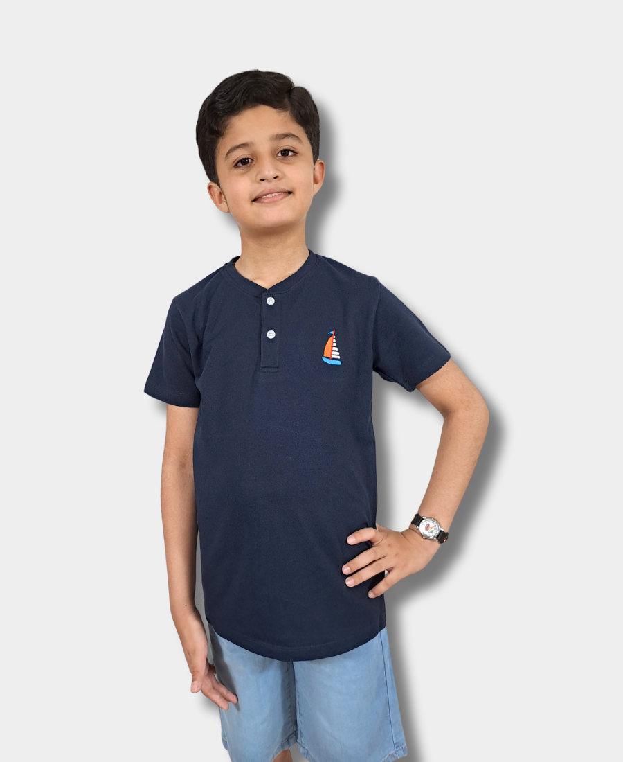 Navy Blue Polo-Shirt