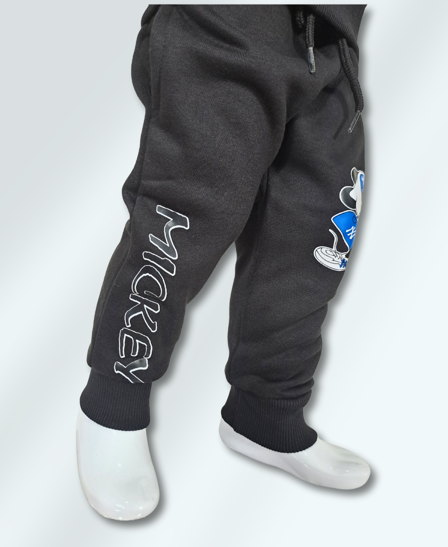 Boys Black Mickey Track Suit