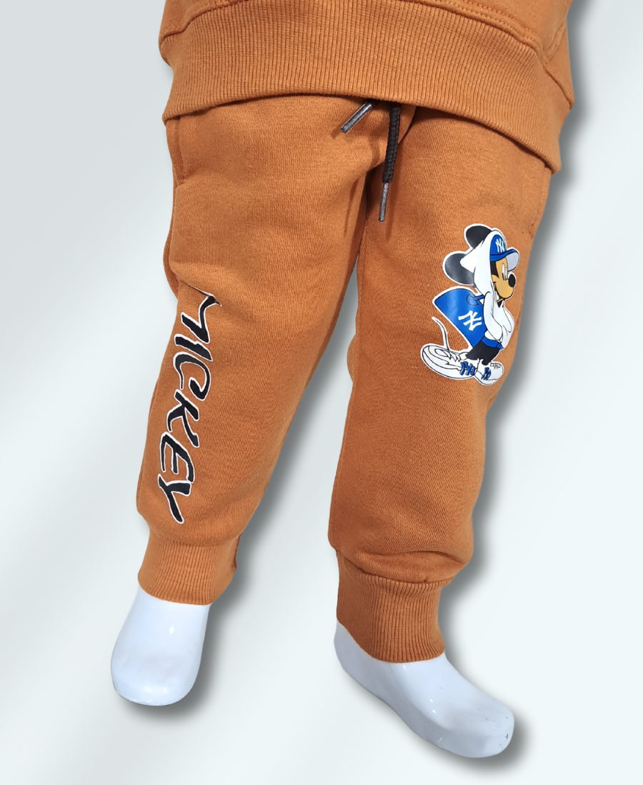 Boys Mustard Mickey Track Suit