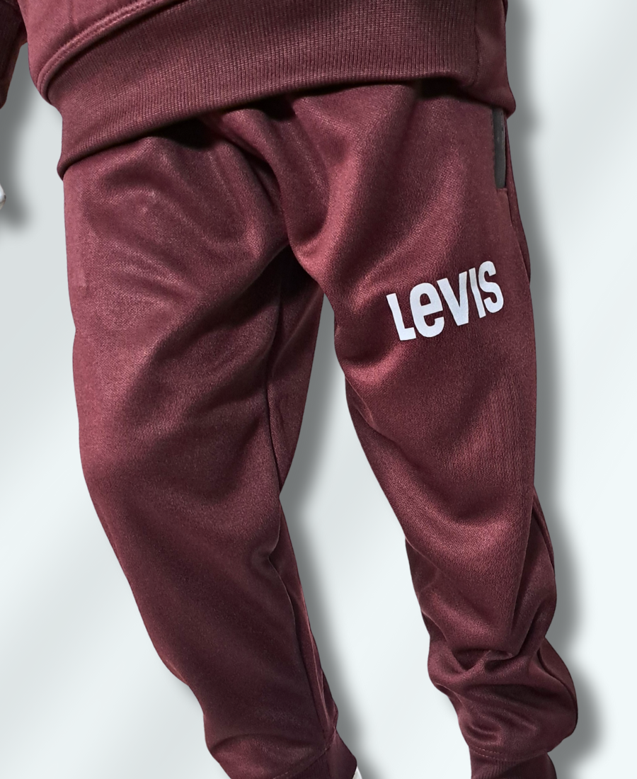 Maroon Levis Boys Track Suit