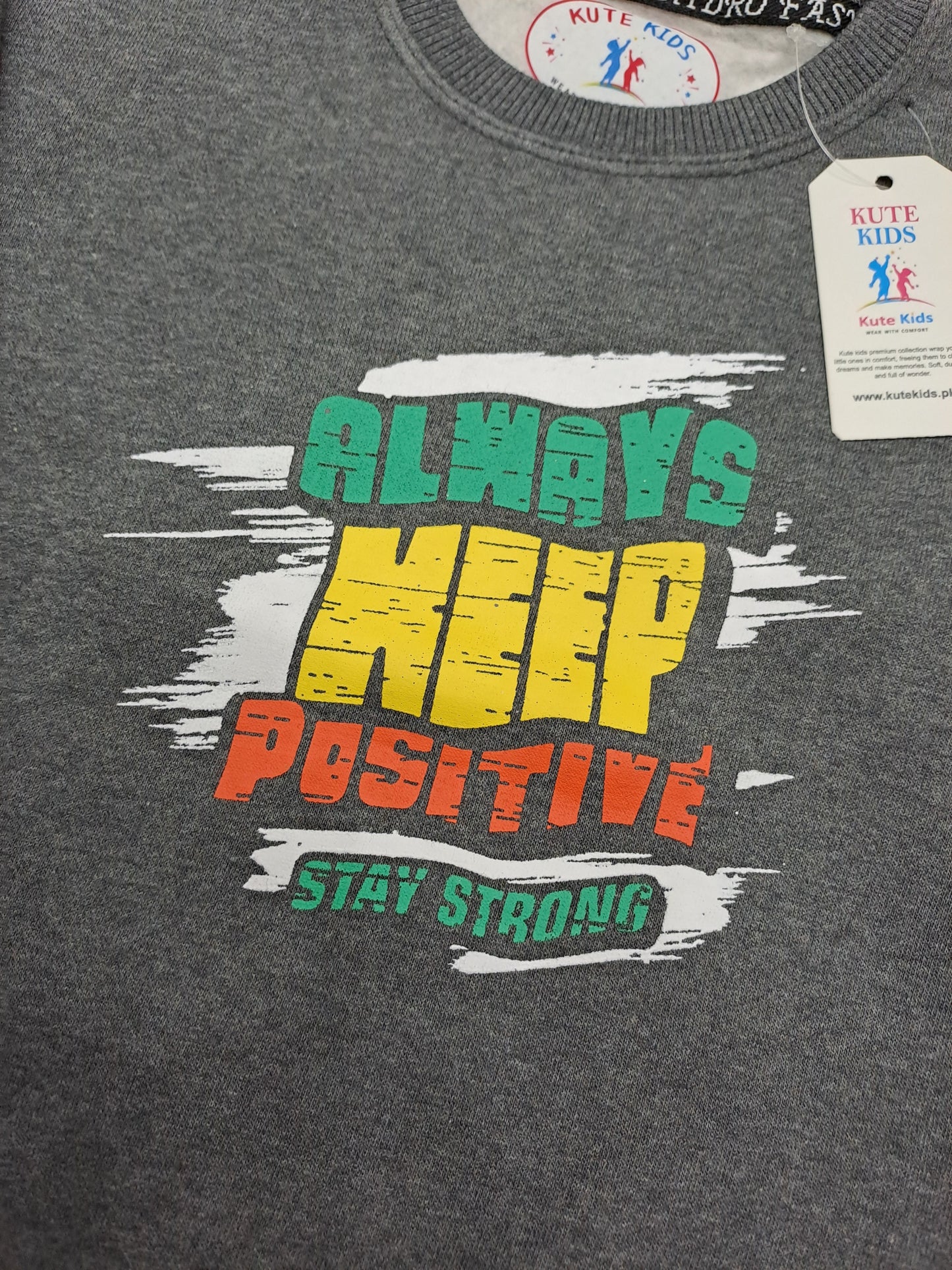 Boys Grey Sweat Shirt