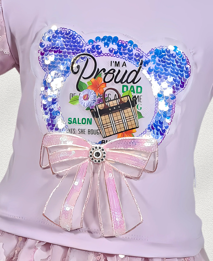 Lilac Fancy Skirt Set