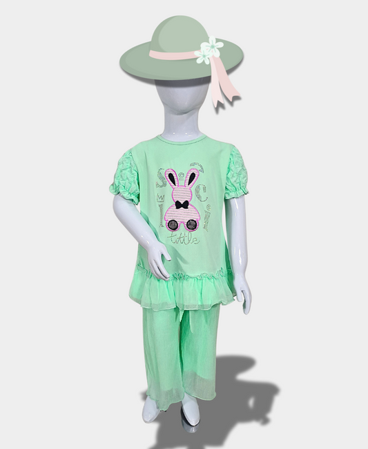 Pistachio-Green Flapper Set