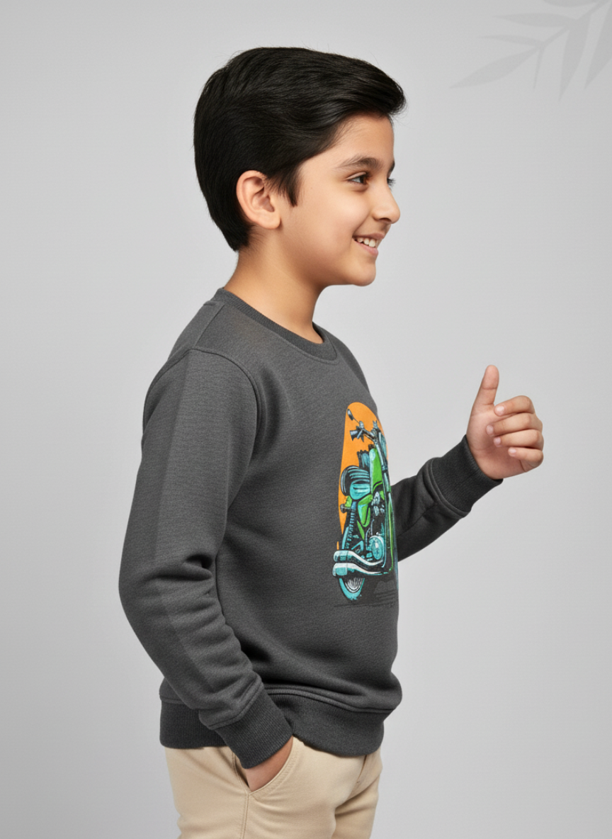 Grey Boys Sweat Shirt