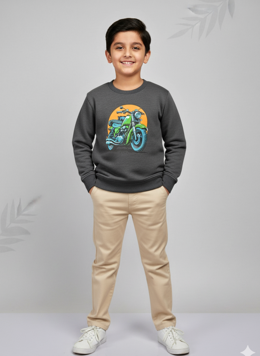 Grey Boys Sweat Shirt