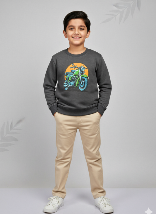 Grey Boys Sweat Shirt