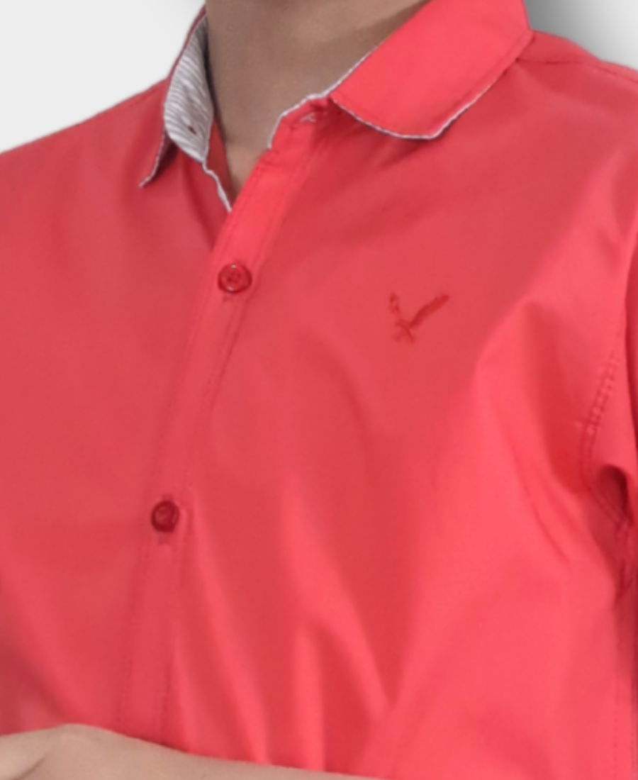 Carrot Pink Casual Shirt