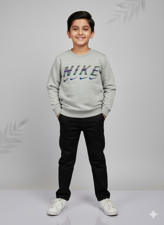 Boys' Light Grey Sweat Shirt