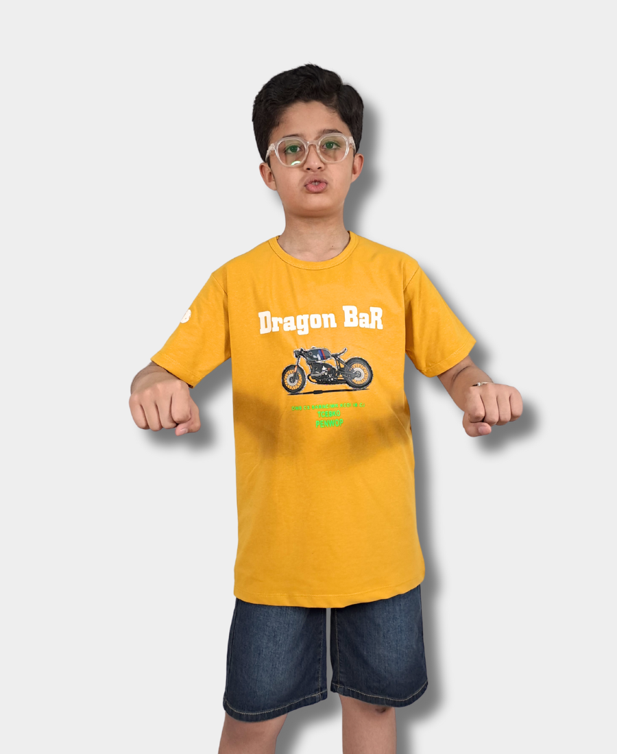 Mustard Dragon Bar T-Shirt