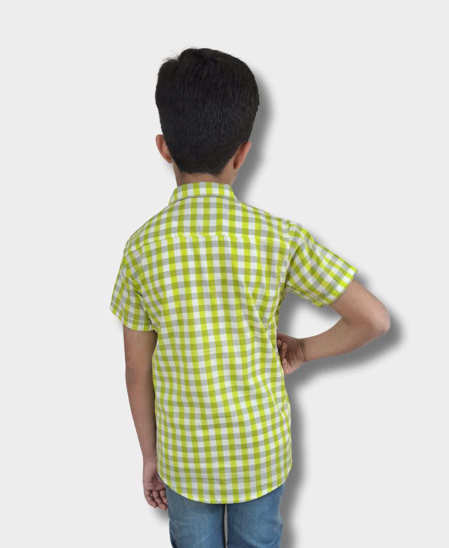 Parrot Green Casual Shirt