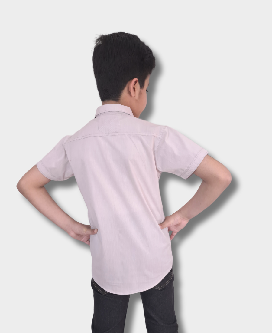 Powder Pink Casual Shirt