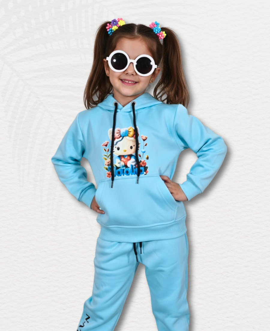 Girls Blue Track Suit