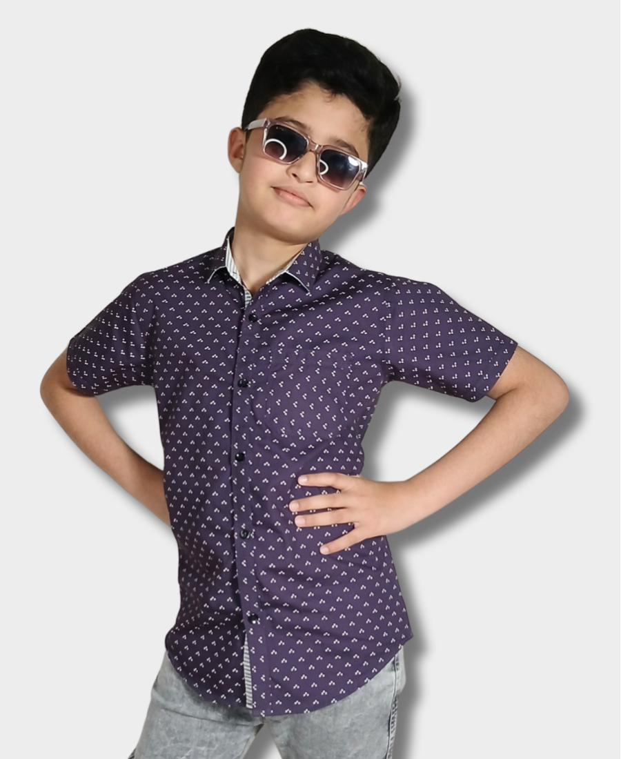 Purple Casual Shirt
