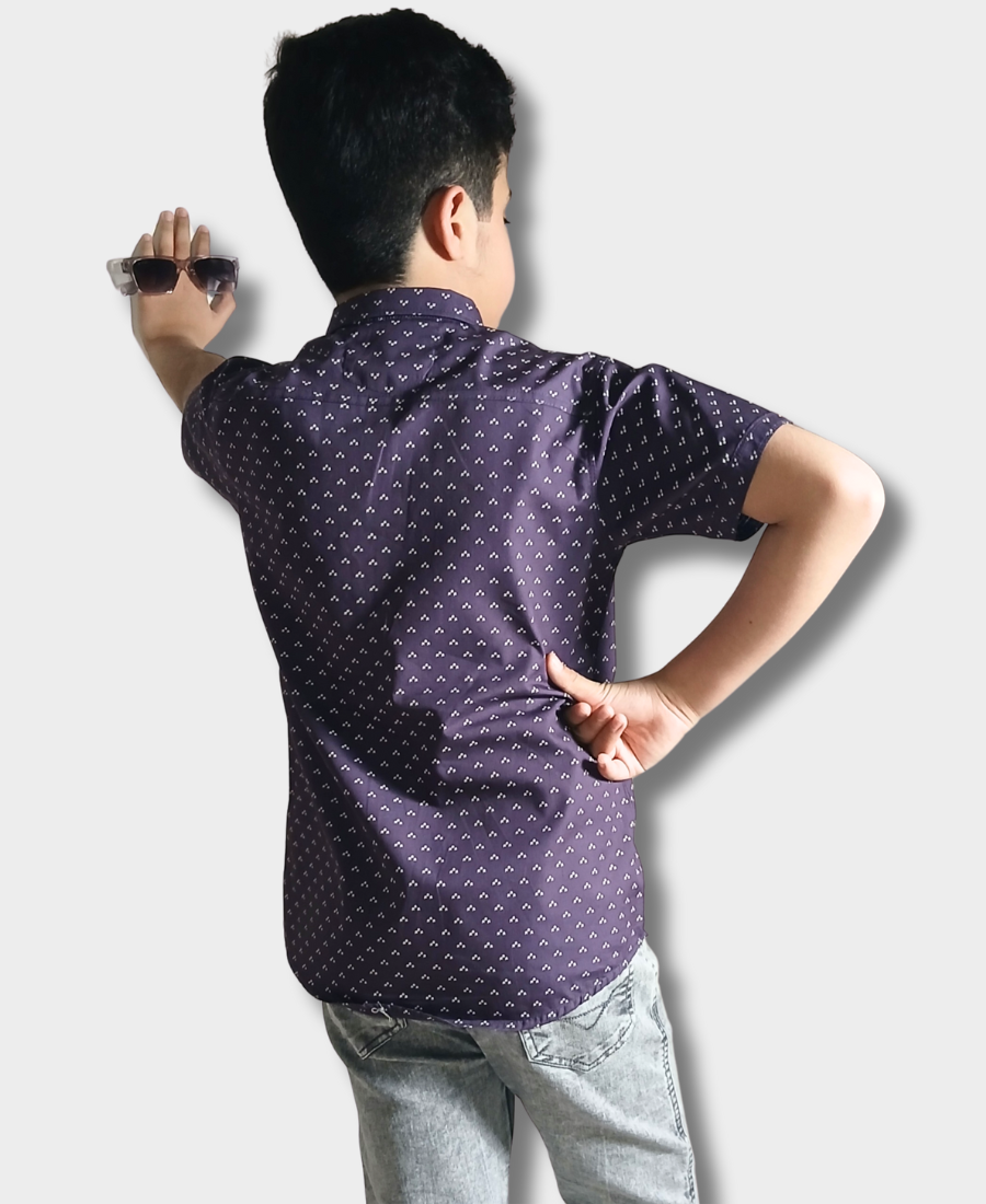 Purple Casual Shirt