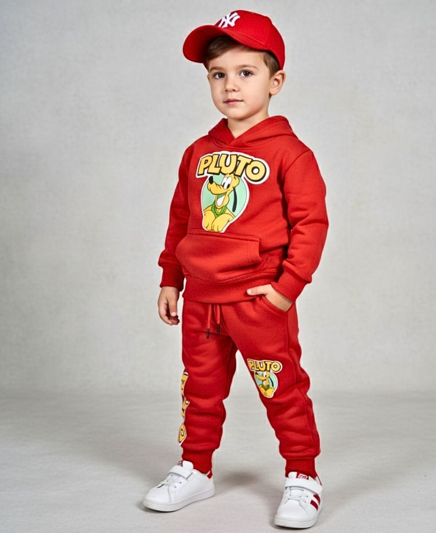 Red Pluto Boys Track Suit
