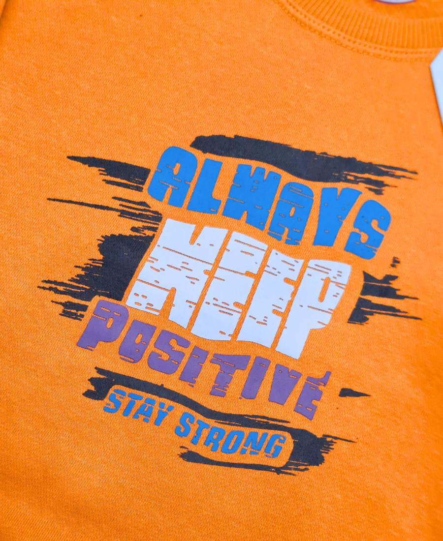 Boys' Orange Sweat Shirt