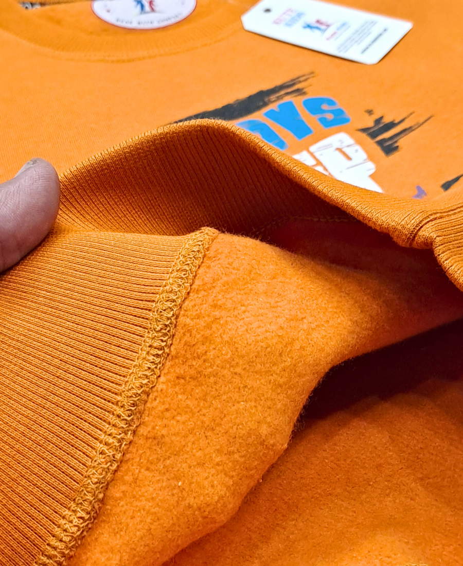 Boys' Orange Sweat Shirt