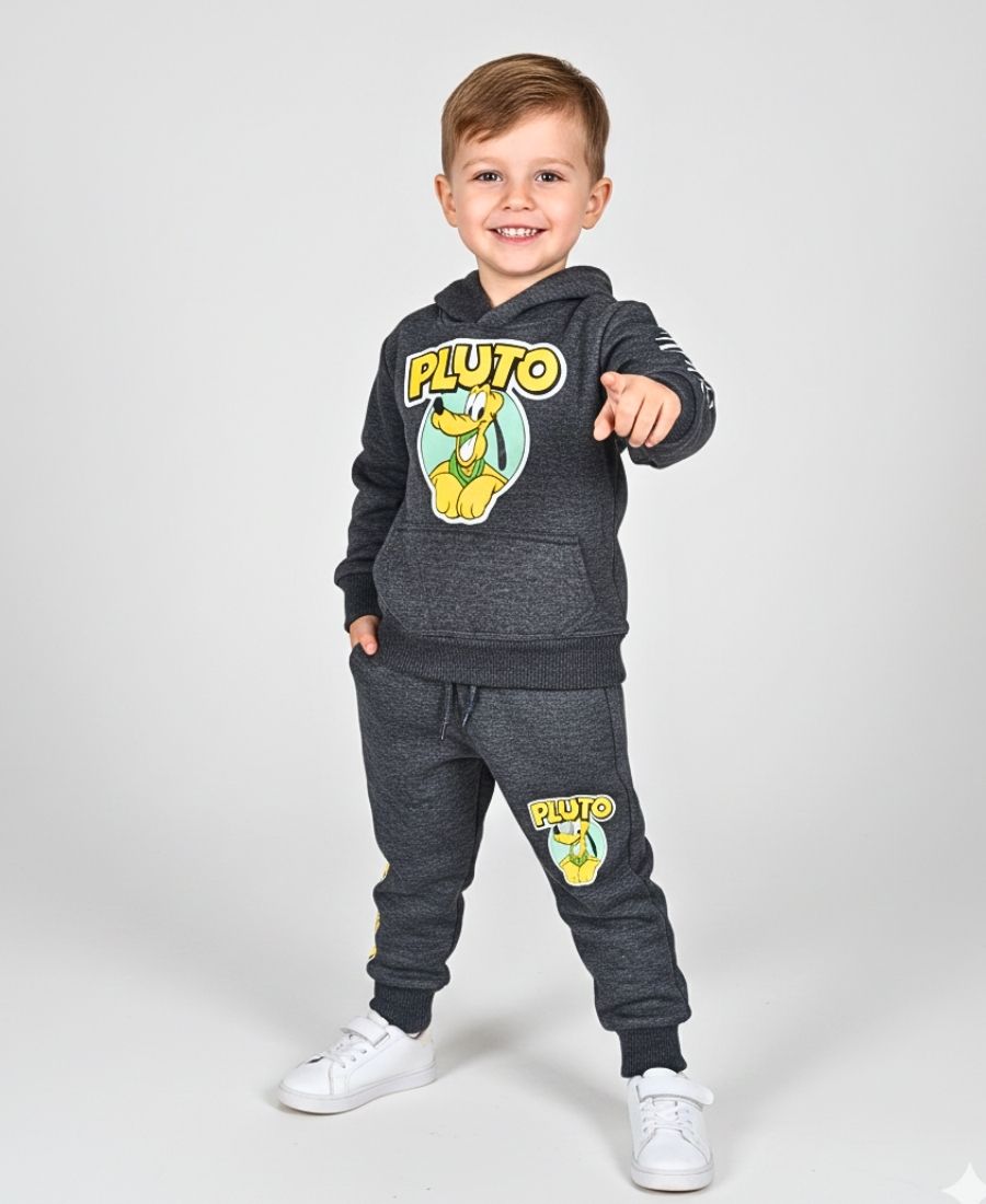 Grey Pluto Boys Track Suit