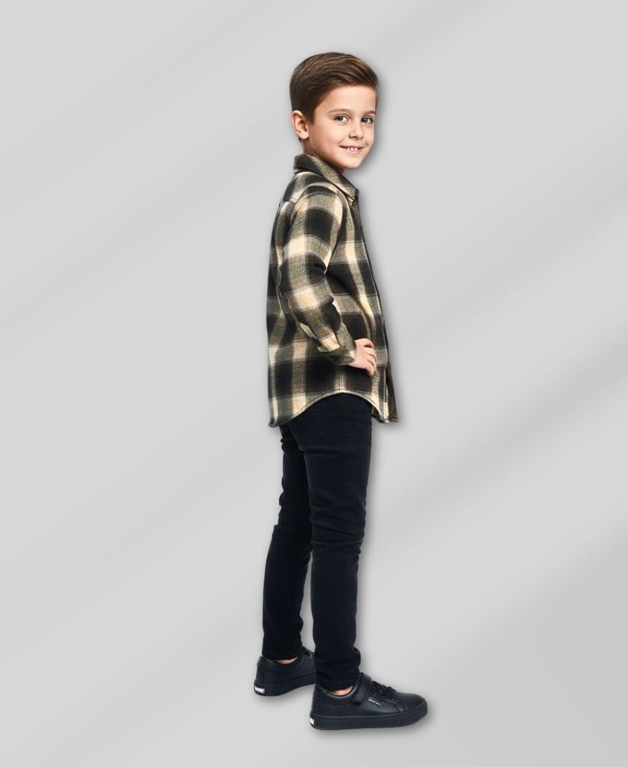 Boys Check Casual Shirt