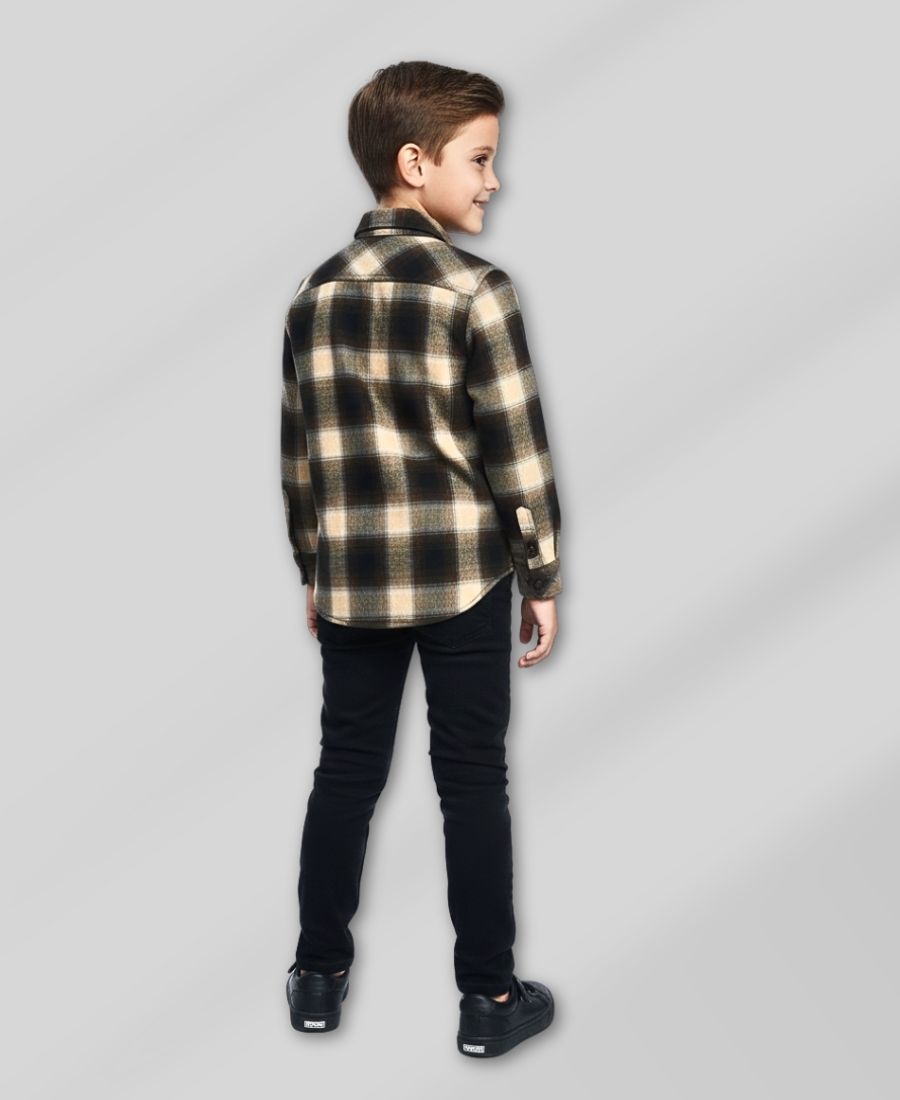 Boys Check Casual Shirt