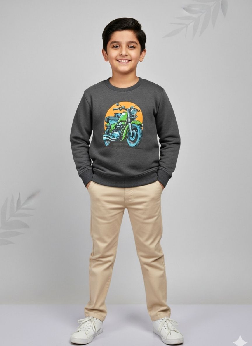 Grey Boys Sweat Shirt