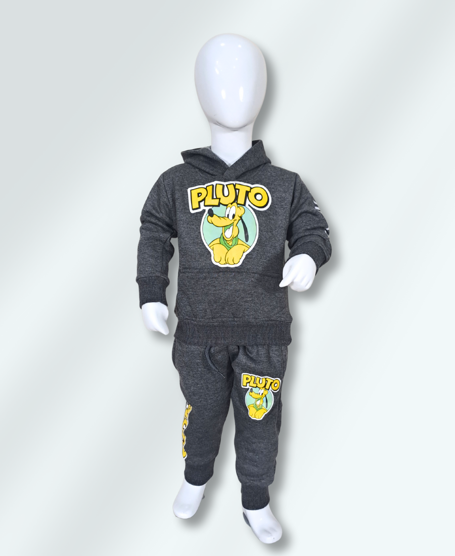 Grey Pluto Boys Track Suit