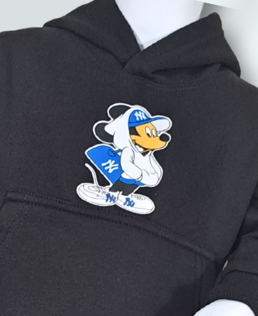 Boys Black Mickey Track Suit