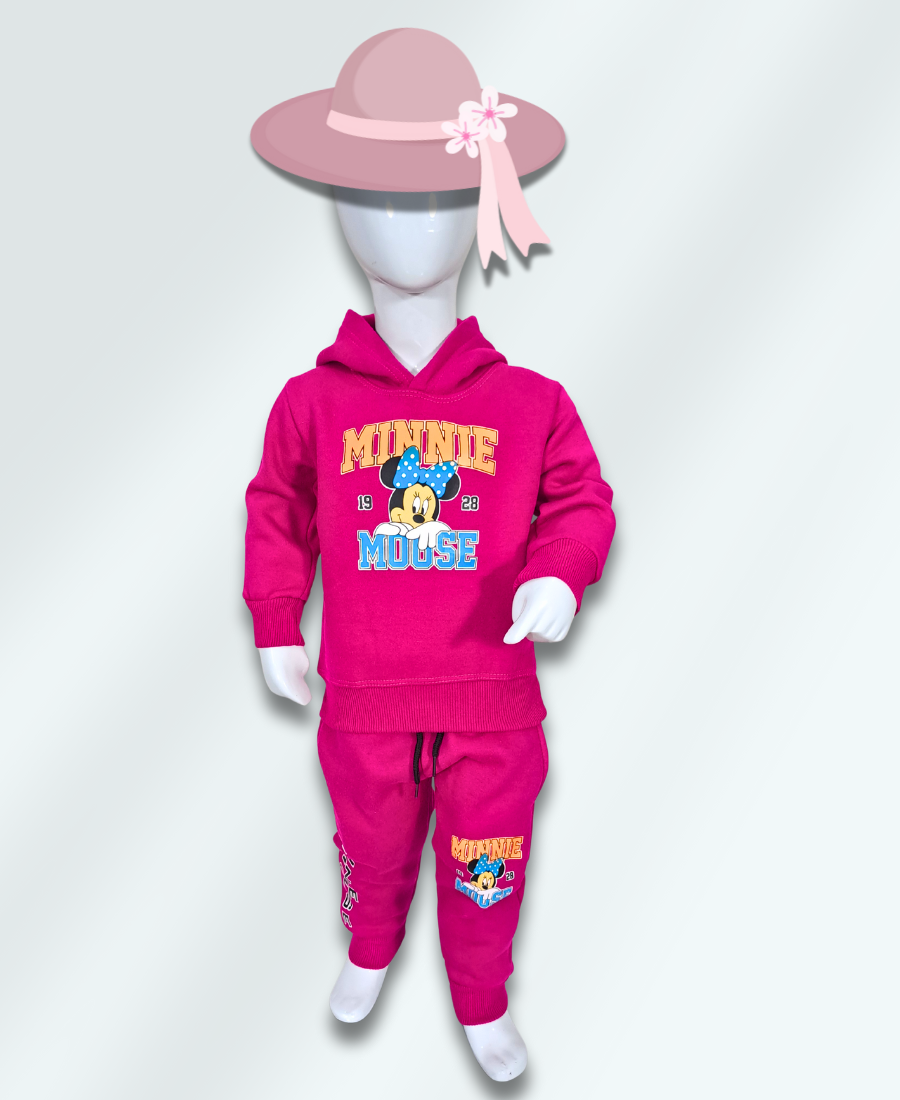 Girls Minnie Mouse Track Suit