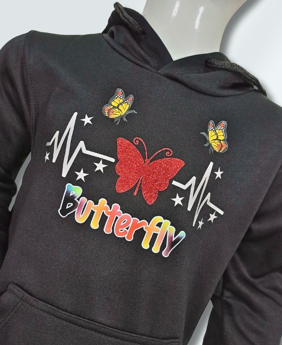 Girls Black Track Suit