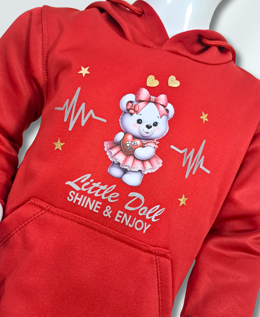 Girls Red Track Suit