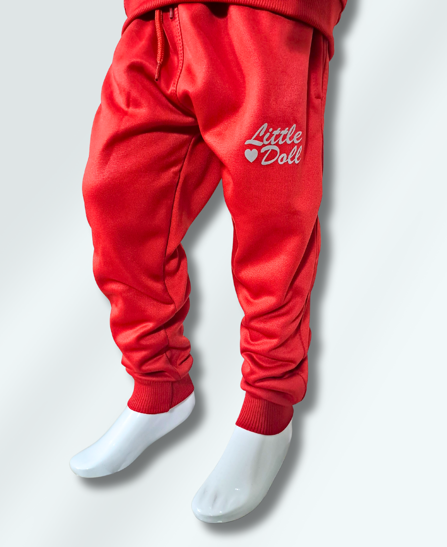 Girls Red Track Suit
