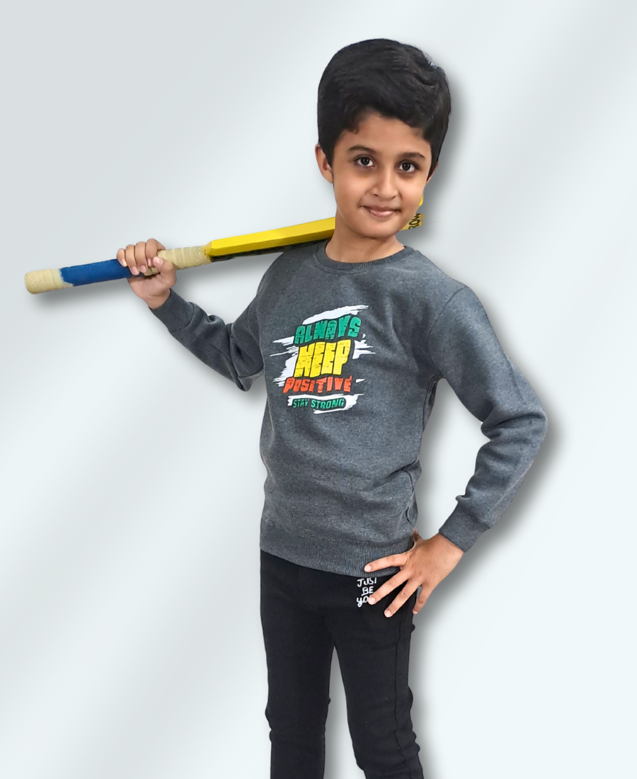 Boys Grey Sweat Shirt