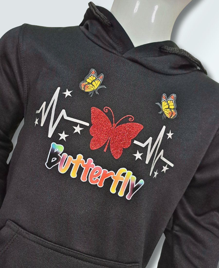 Girls Black Track Suit