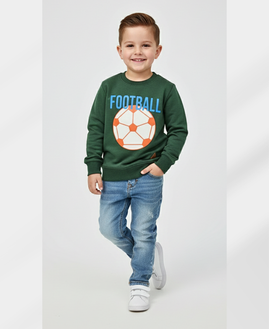 Boys' Green Sweat Shirt