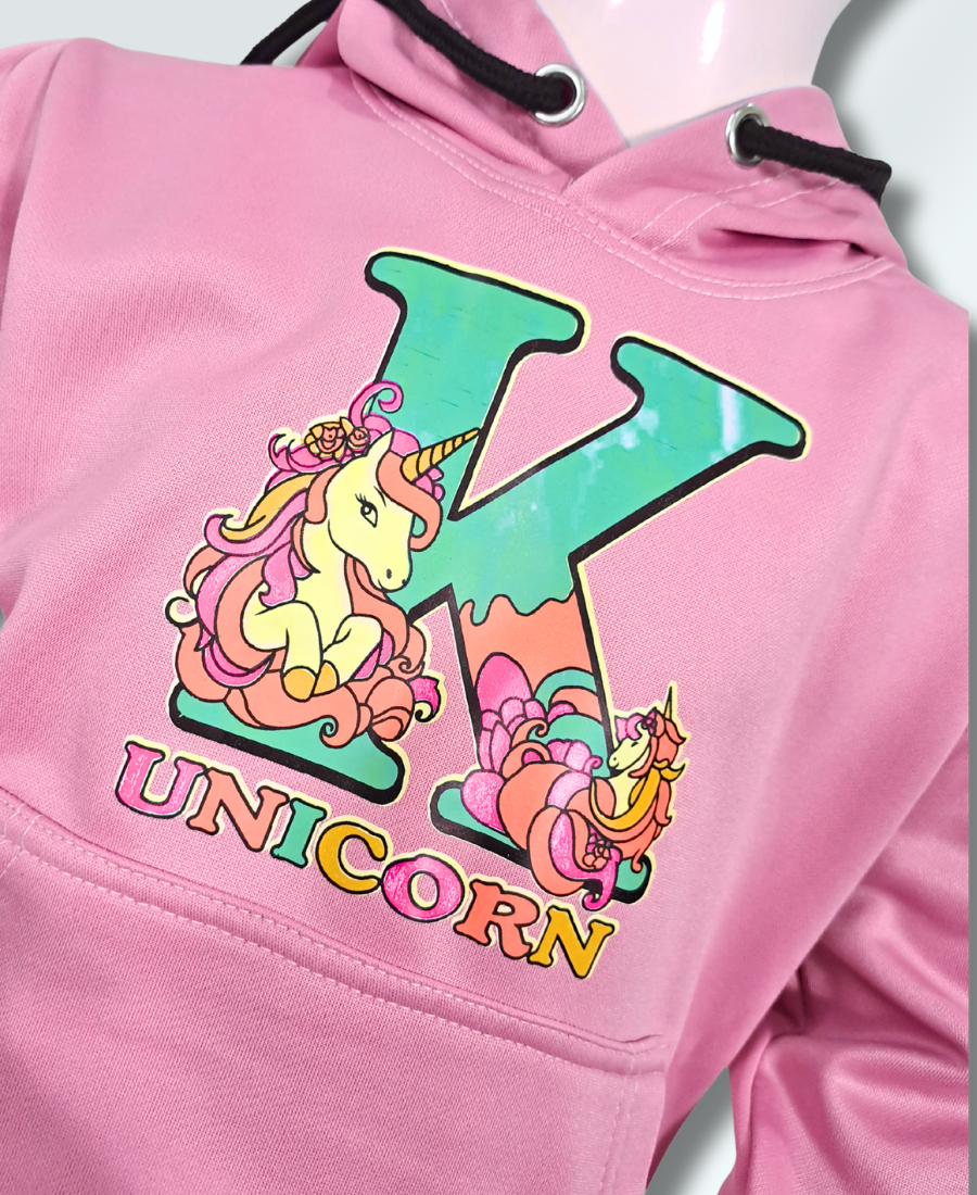 Girls Lilac Unicorn Track Suit
