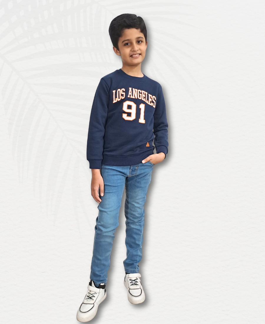 Blue Winter Sweat Shirt