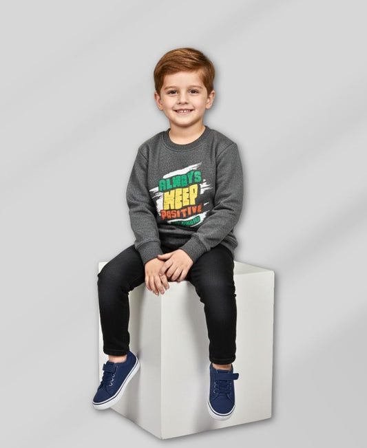 Boys Grey Sweat Shirt