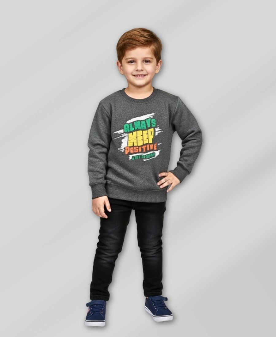 Boys Grey Sweat Shirt
