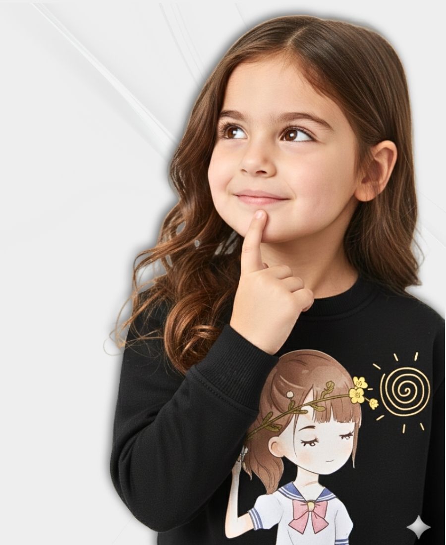 Black Girls Premium Fleece Winter Tracksuit
