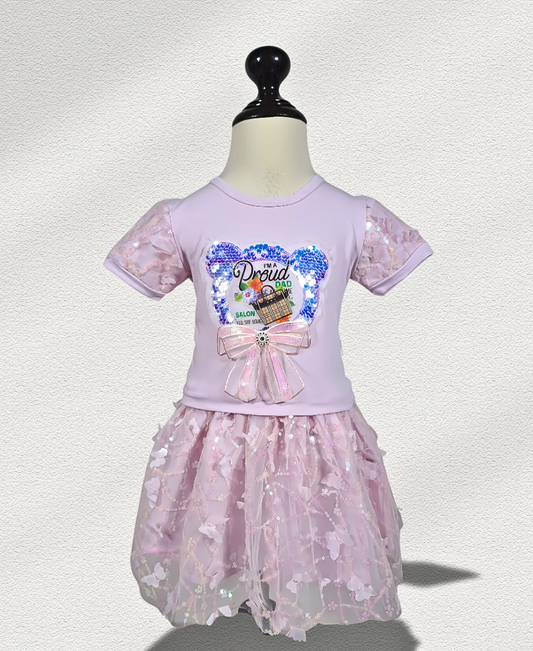 Lilac Fancy Skirt Set