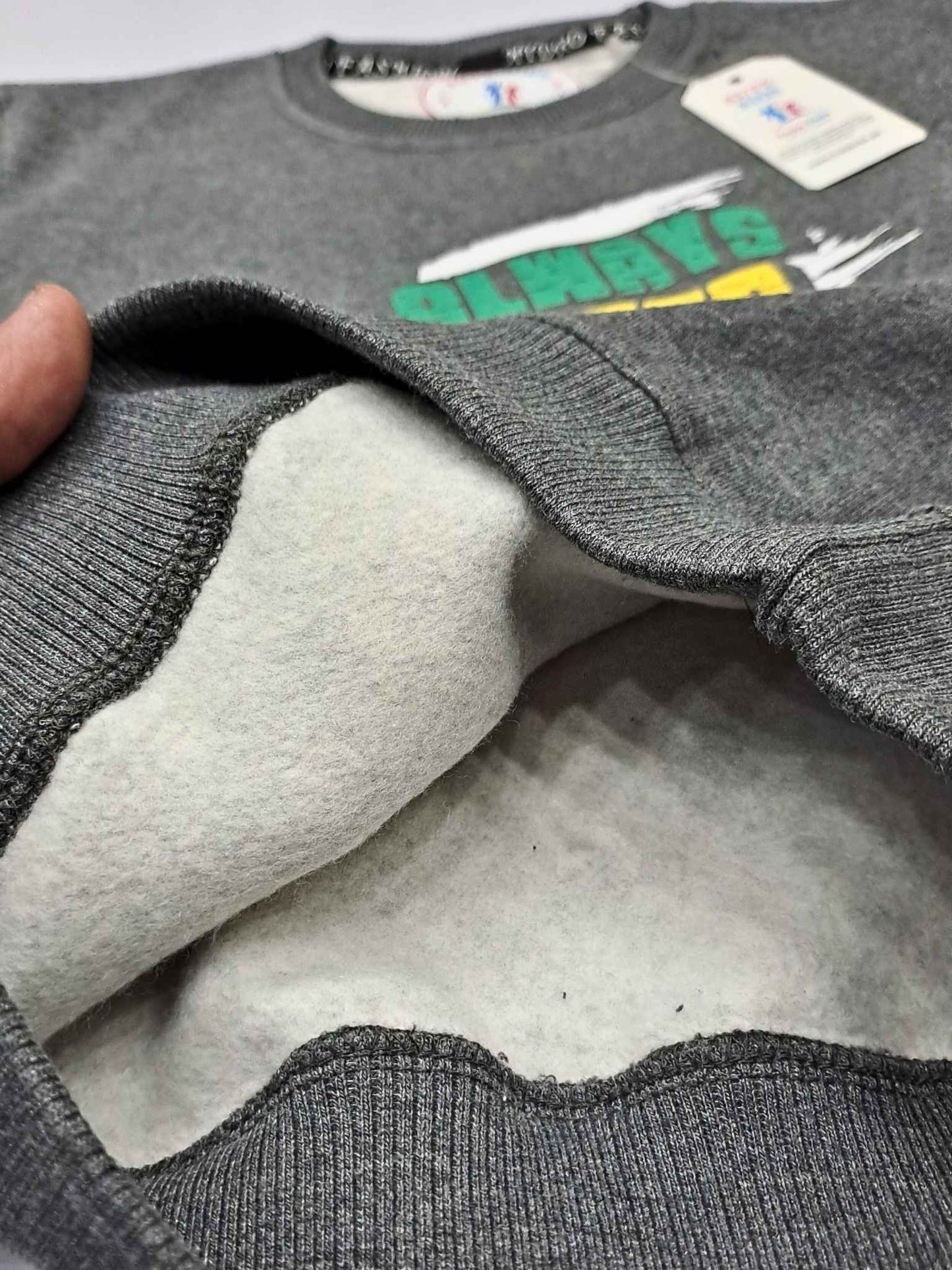 Boys Grey Sweat Shirt