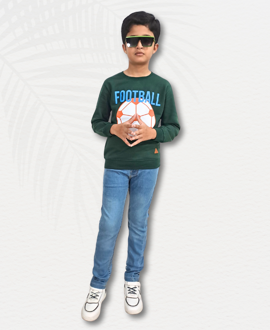 Boys' Green Sweat Shirt