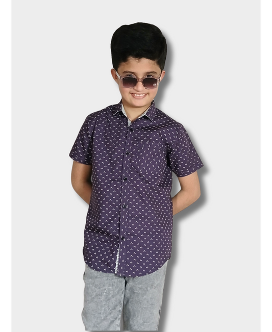 Purple Casual Shirt
